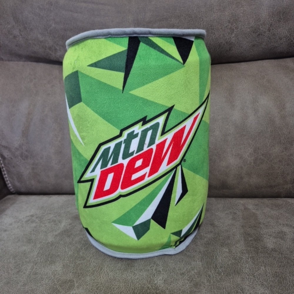 Mountain Dew Can Shaped Pillow/Snack Tray